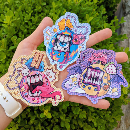 Harajuku Virtual Pet Stickers!: Pink Virtual Pet