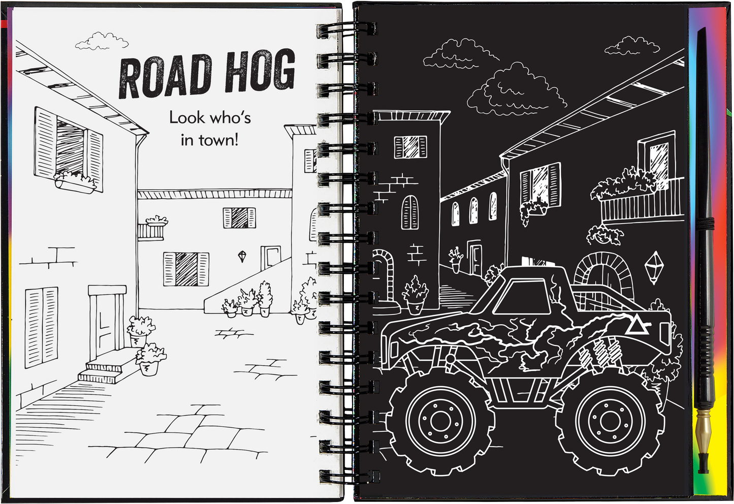 Extreme! Monster Trucks Scratch and Sketch