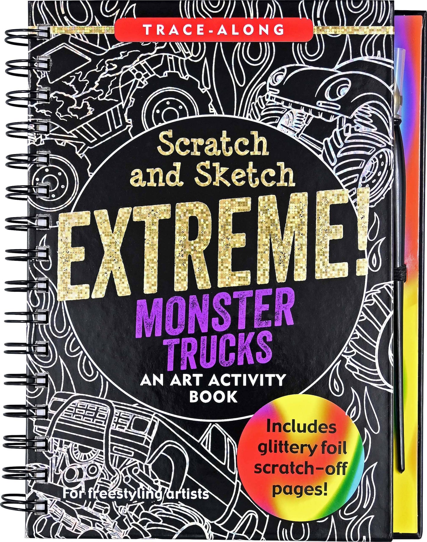 Extreme! Monster Trucks Scratch and Sketch