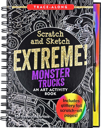 Extreme! Monster Trucks Scratch and Sketch