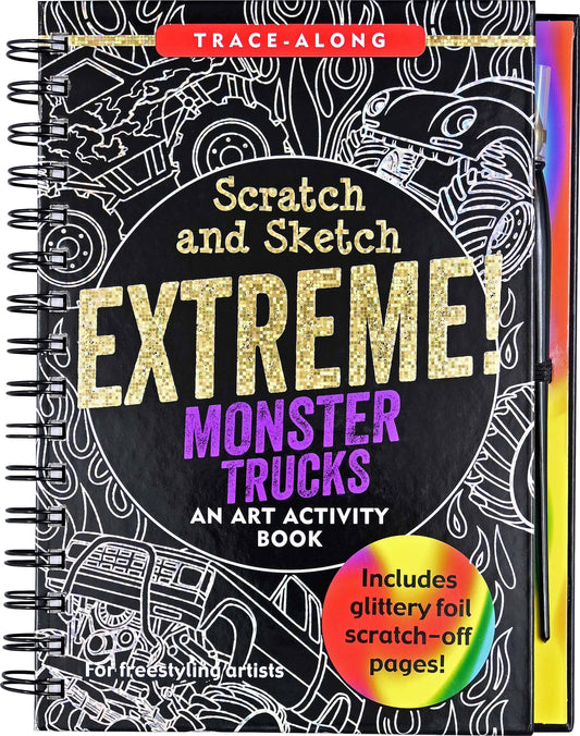 Extreme! Monster Trucks Scratch and Sketch