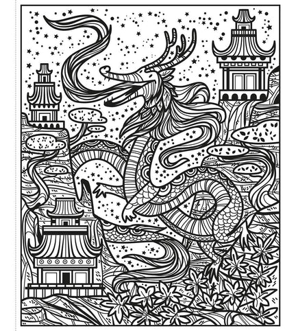 Dragons Magic Painting Book : Usborne