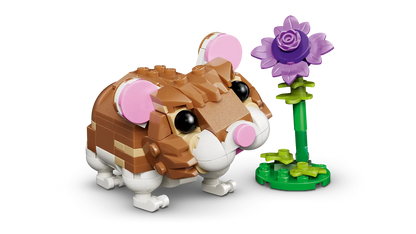 CUTE HAMSTER WITH A FLOWER Creator 3-in-1 LEGO