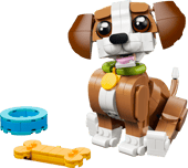 CUTE ANIMALS: PLAYFUL PUPPY DOG Creator 3-in-1 LEGO