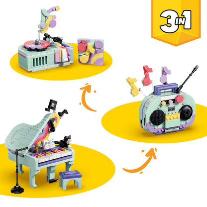 LEGO 3 in 1 Music Decor Piano With Cat