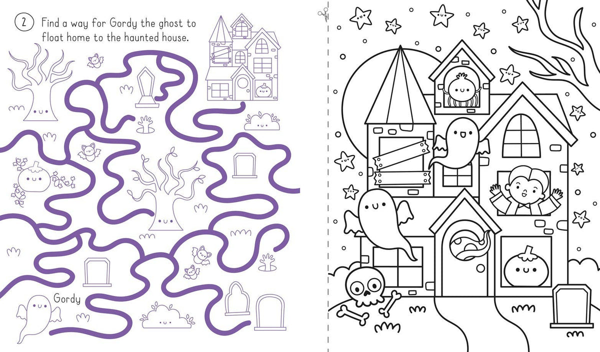 Cute Halloween Window Art: Usborne