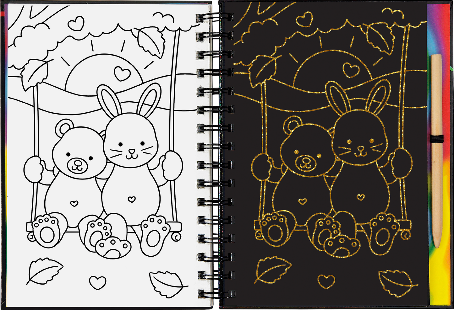 Scratch & Sketch Cozy Animals