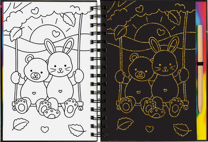 Scratch & Sketch Cozy Animals