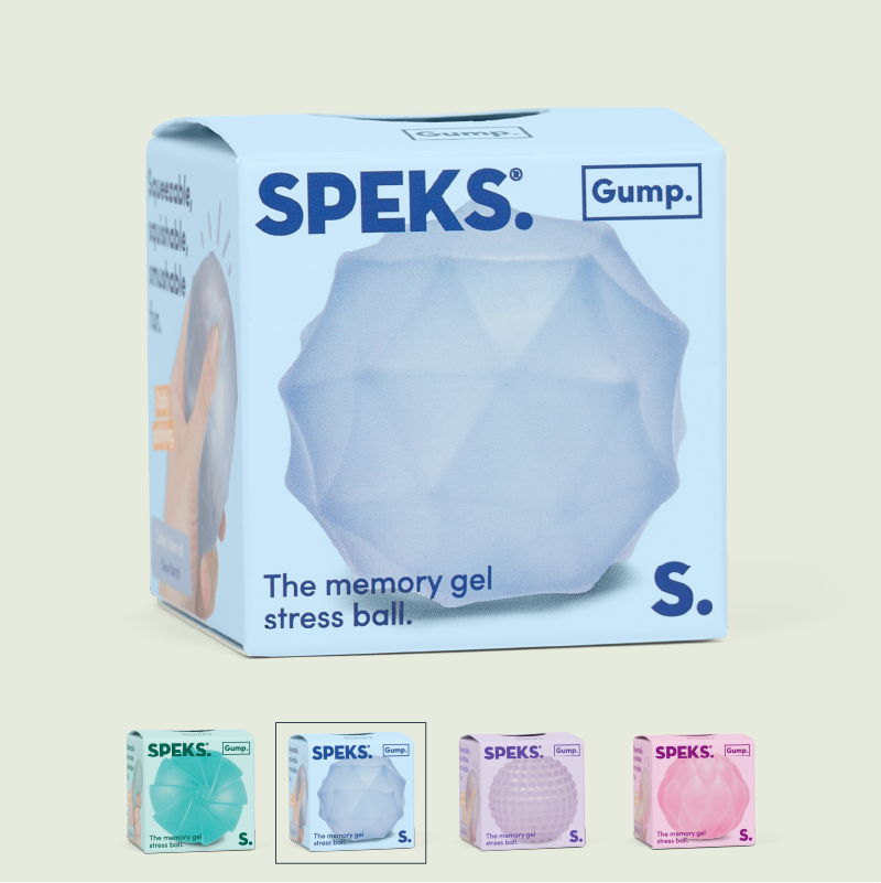 Gump Memory Gel Stress Ball Surface Display