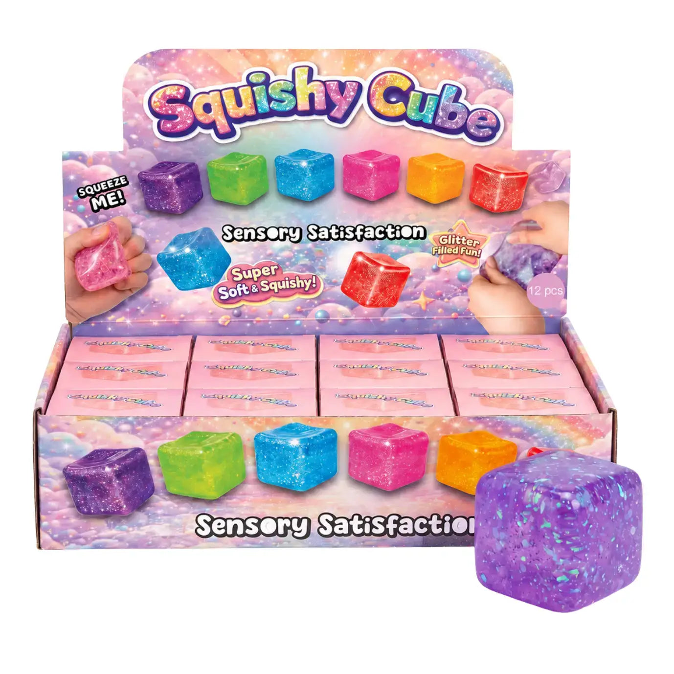 Sugar Squish Cube - Assorted Colors