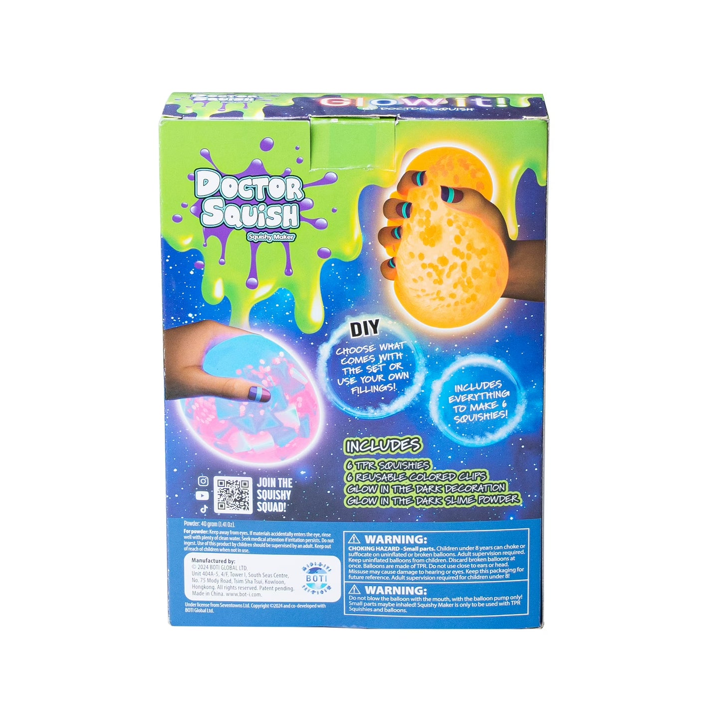 Doctor Squish Glow It Refill Toysmith