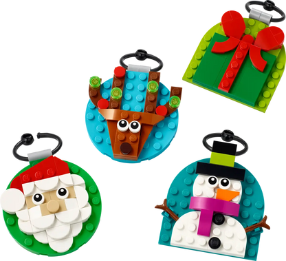 LEGO Christmas Ornament Selection