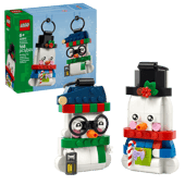 LEGO Snowman Ornaments