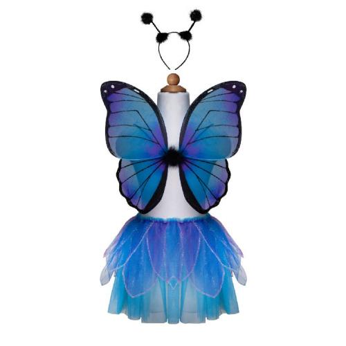 Midnight Butterfly Tutu W/ Wings & Headband 4-6