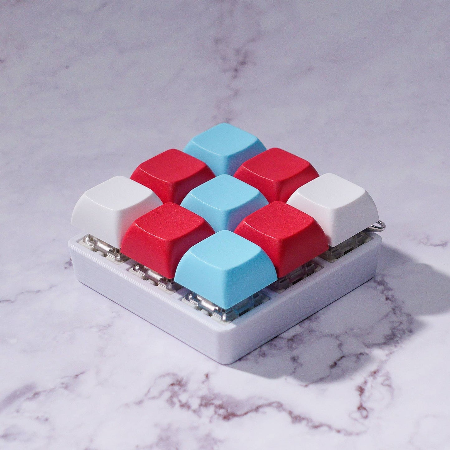 9 Key Mechanical Keyboard Fidget Keychain: Boom Pop / Clicky