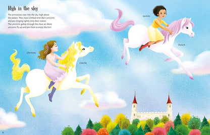 Sticker Dolly Dressing Unicorn Princesses