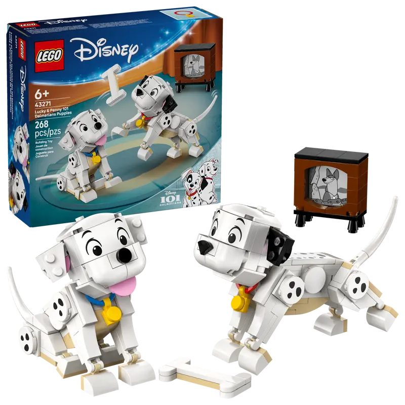 Lucky & Penny 101 Dalmatians Puppies LEGO