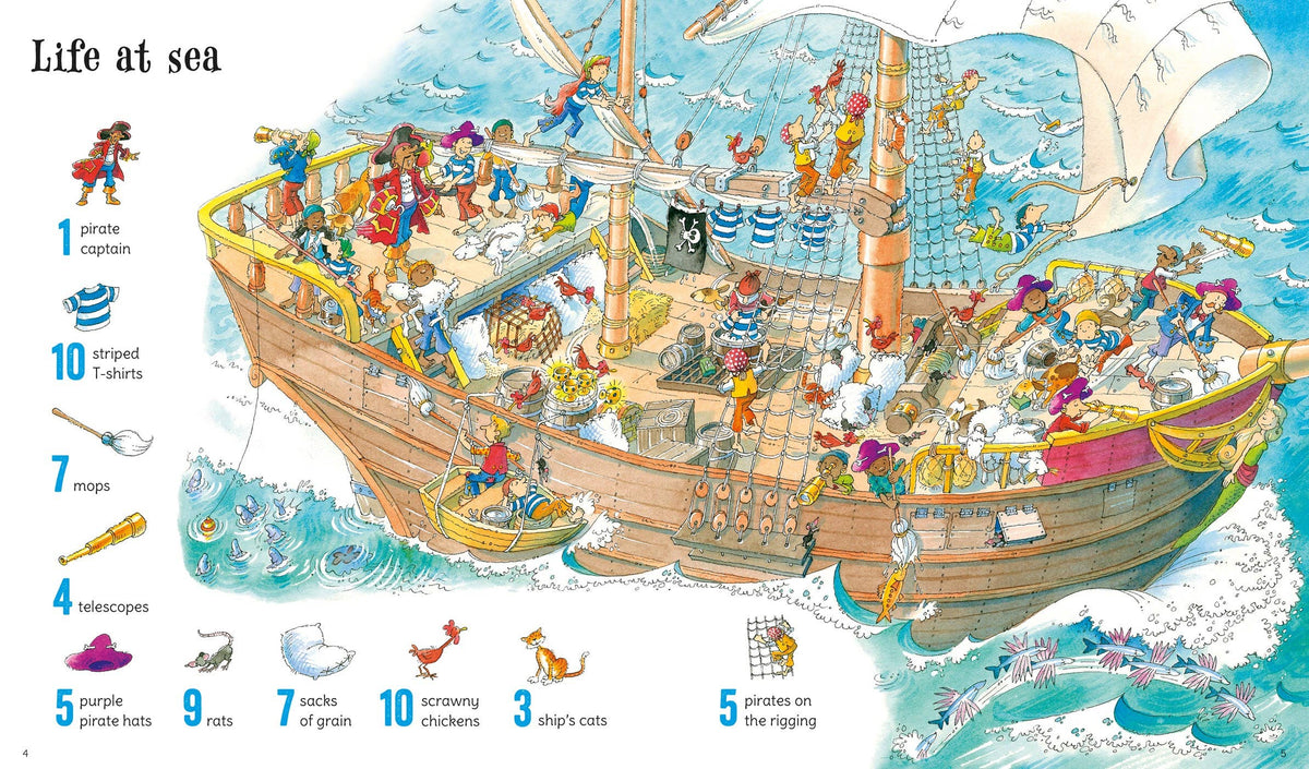 1001 Pirate Things To Spot: Usborne