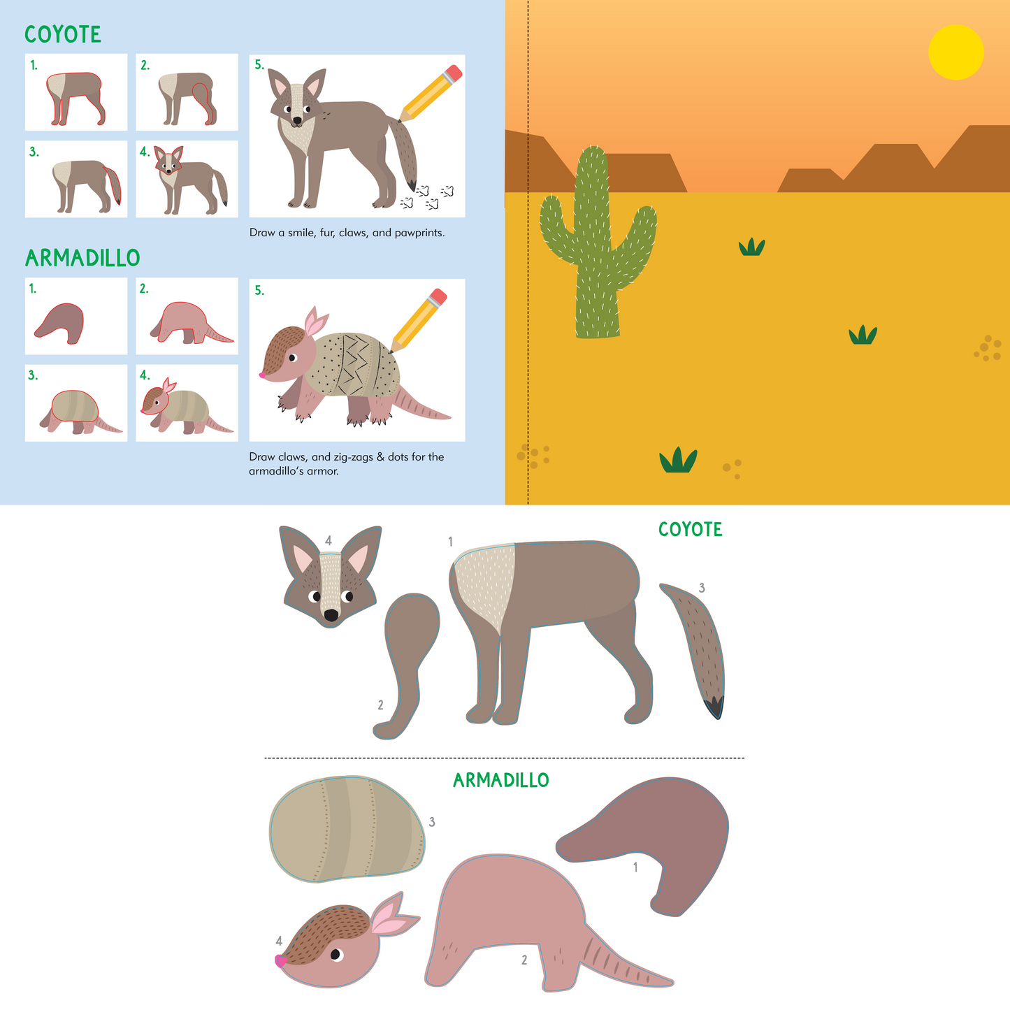 Sticker & Draw Animals (Create 30 Animals!)
