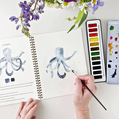 Watercolor paint set 12 colors
