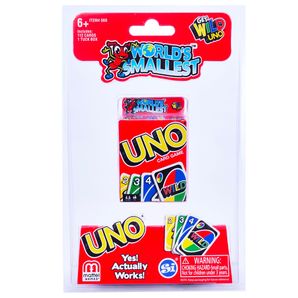 World's Smallest Uno Card Game