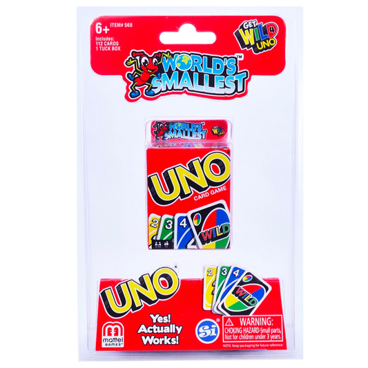 World's Smallest Uno Card Game