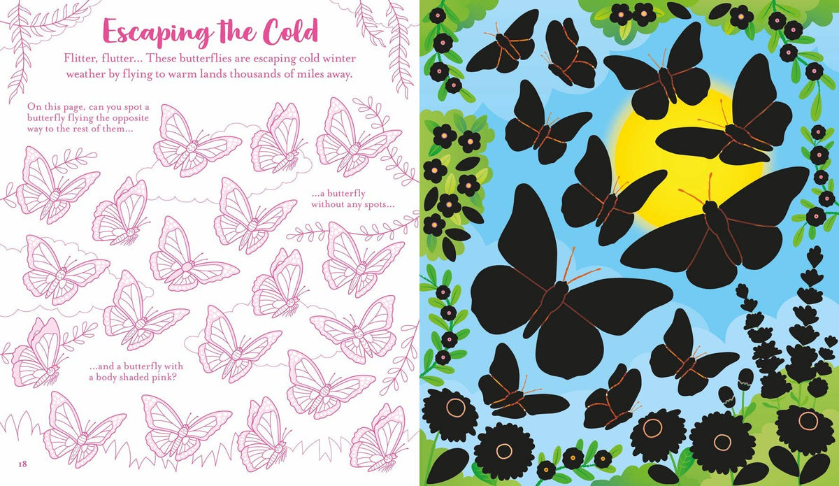 Usborne Scratch Activities Butterflies : Usborne