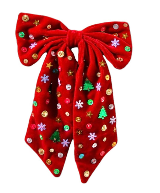 Ho Ho Ho Velvet Bow