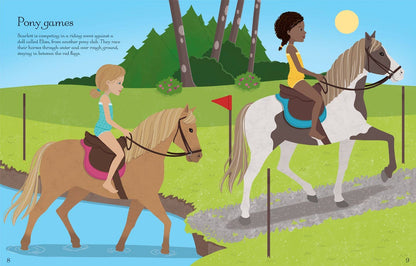 Sticker Dolly Dressing At the Stables: Usborne
