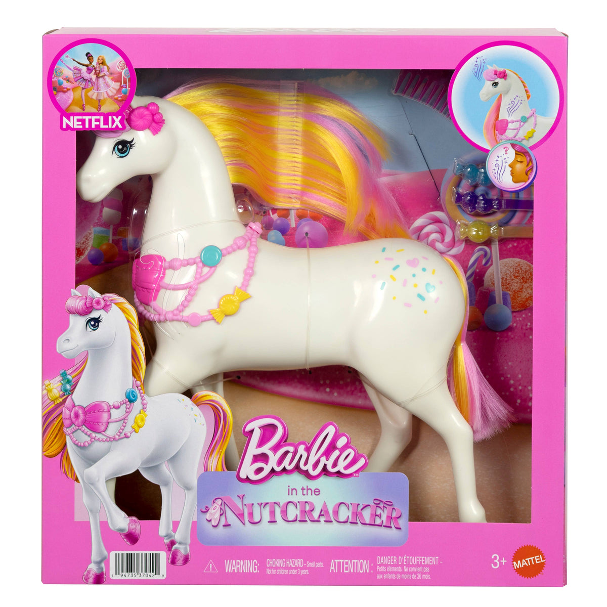 Barbie in the Nutcracker Land of Sweets Horse