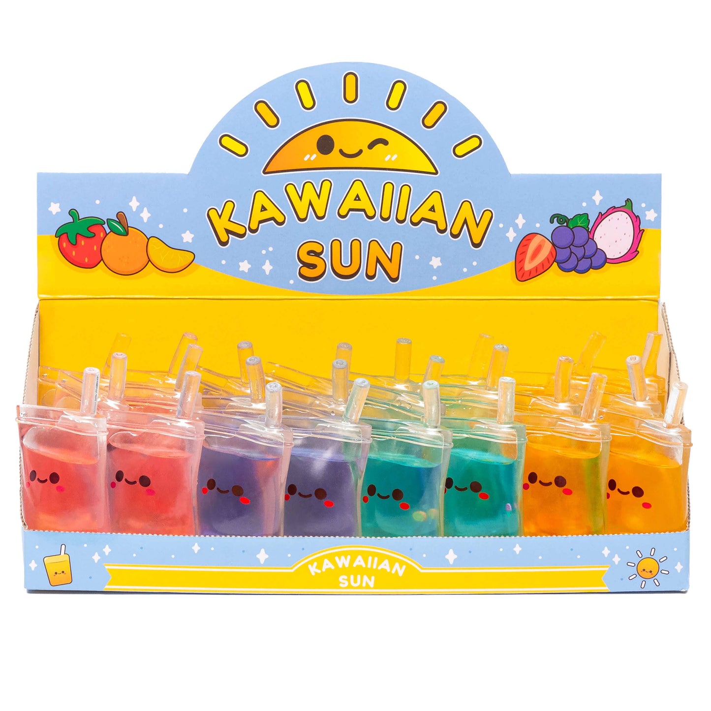 Kawaii Sun Fruit Juice Sensory Toy