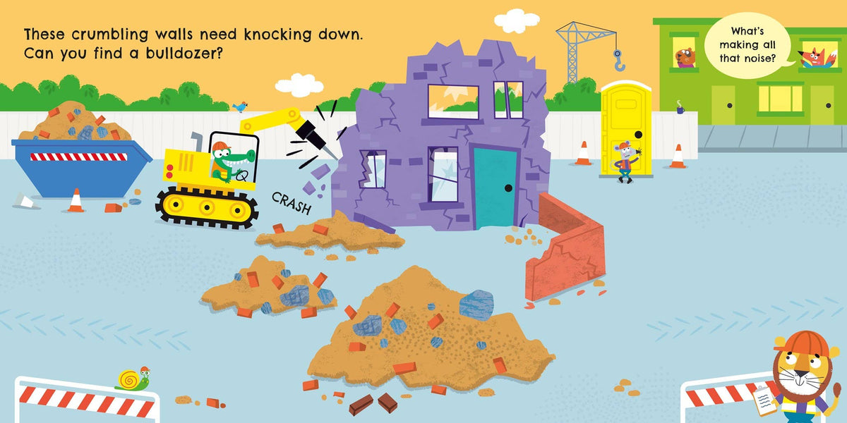 Trucks and Diggers Magnet Book : Usborne