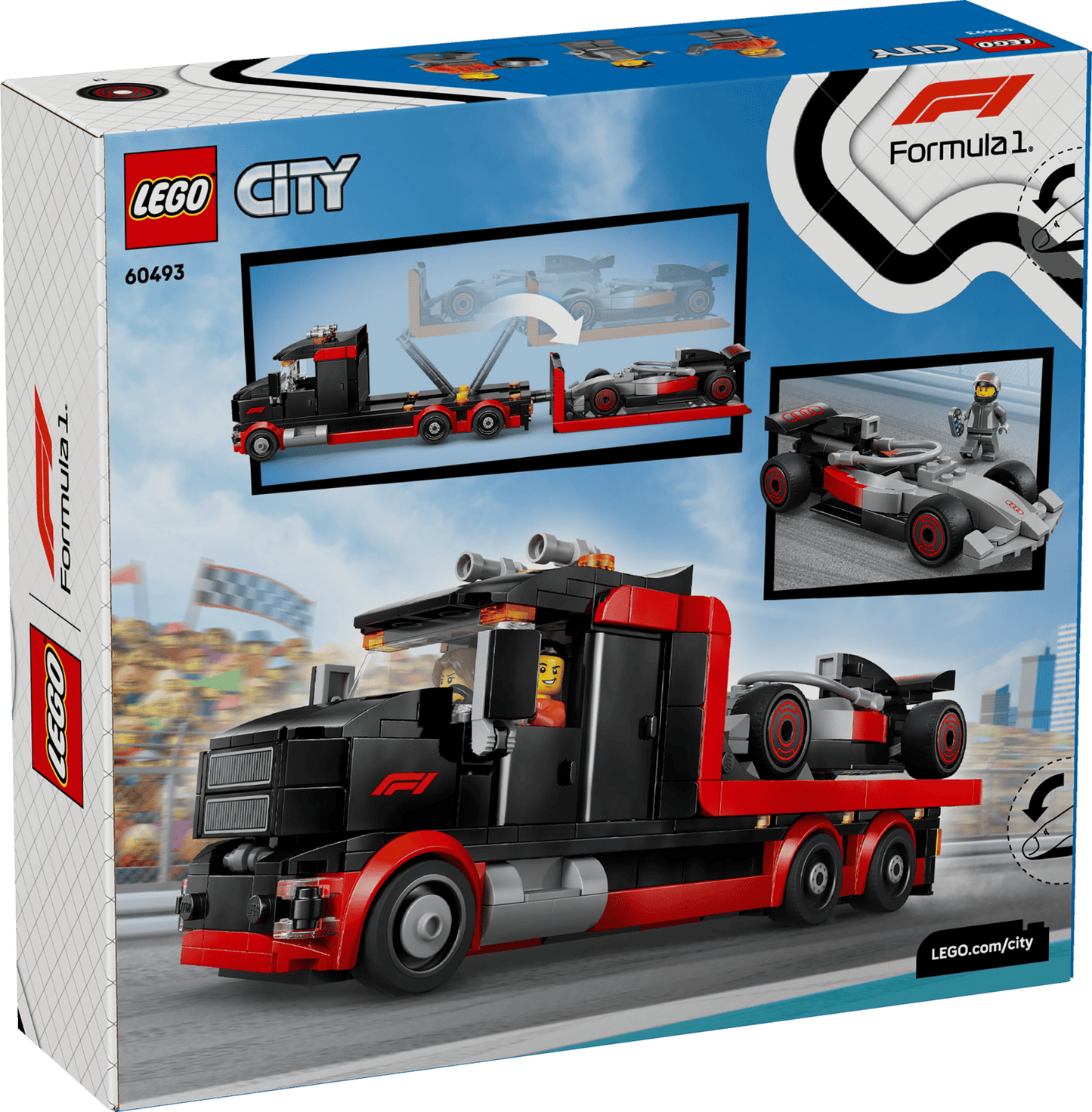 F1 Display Truck with Audi Race Car Lego City