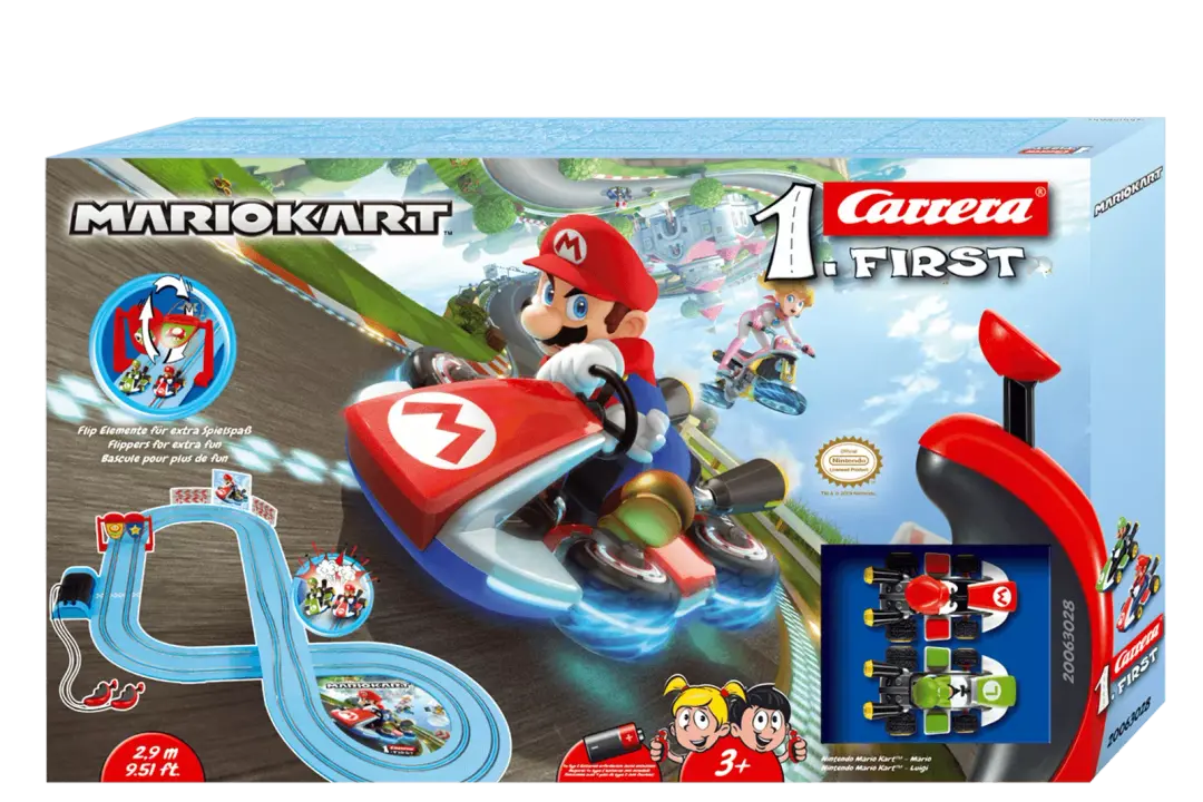 Carrera Mario Kart First – Mario vs Luigi Slot Car Set