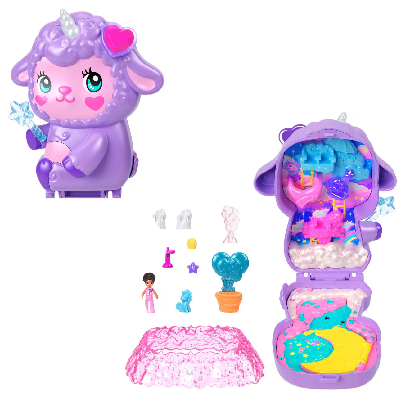 Polly Pocket Cozy Dreamland Lamb