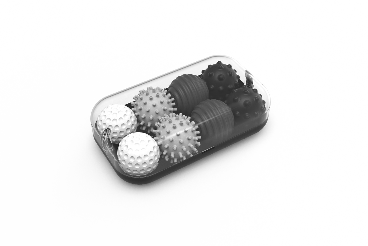 Silicone Magnetic Fidget Balls: Emerald / 4 Pack