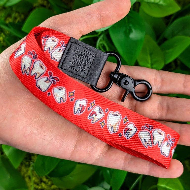 Bloody Teeth Wrist Lanyard