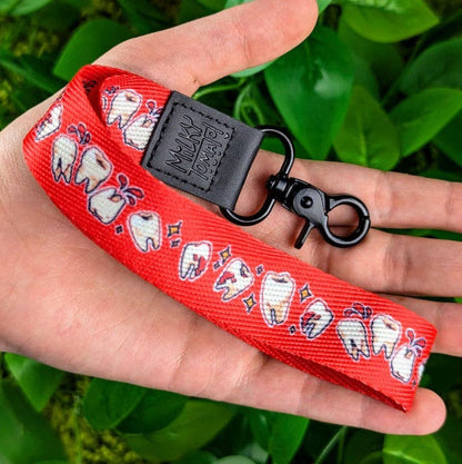 Bloody Teeth Wrist Lanyard