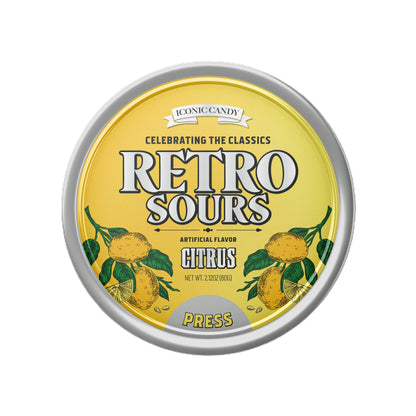 Retro Sours Citrus, 2.12oz Tin, 8ct