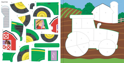 My First Color-By-Sticker Book Cars, Trucks, & Trains