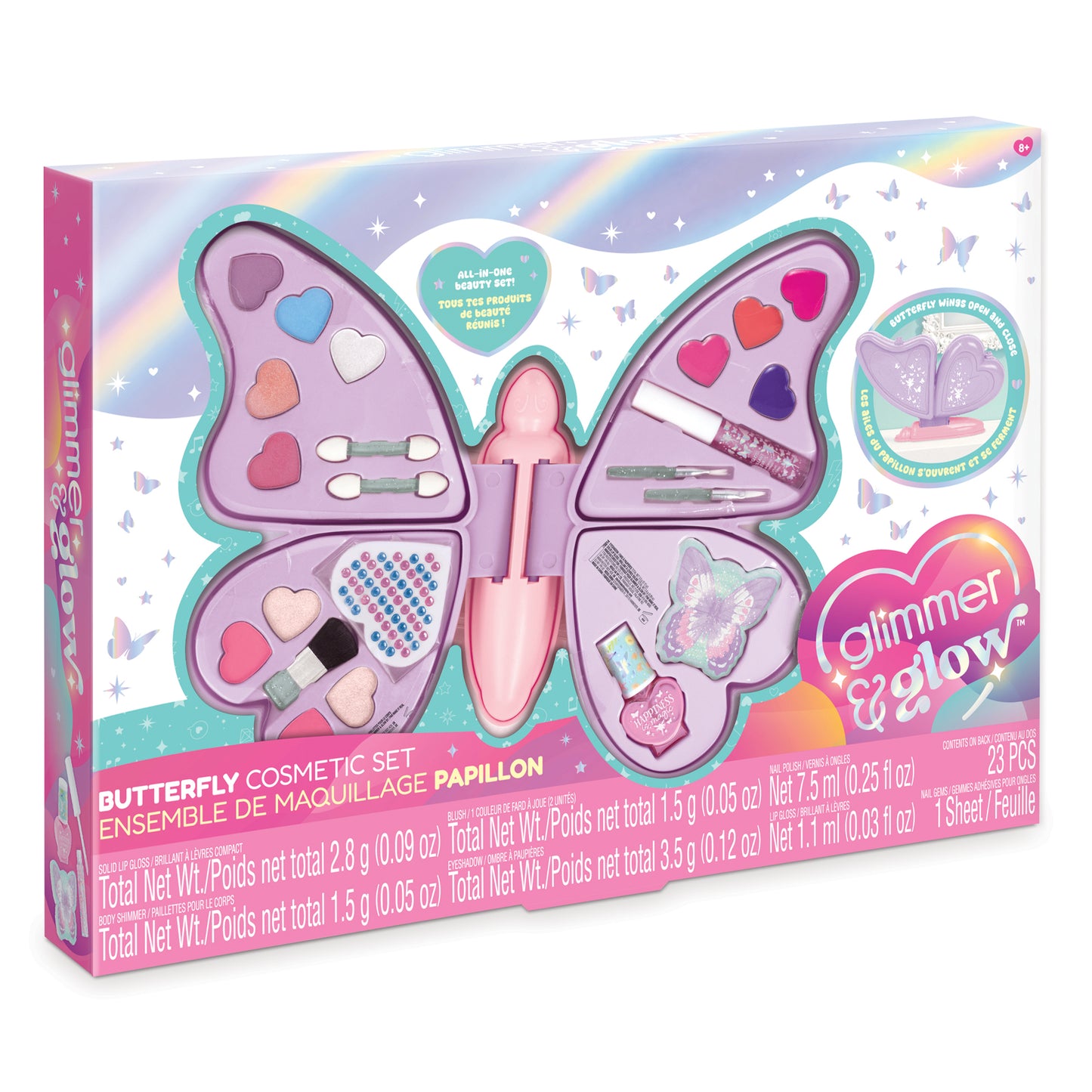 Glimmer & Glow Butterfly Cosmetic Set