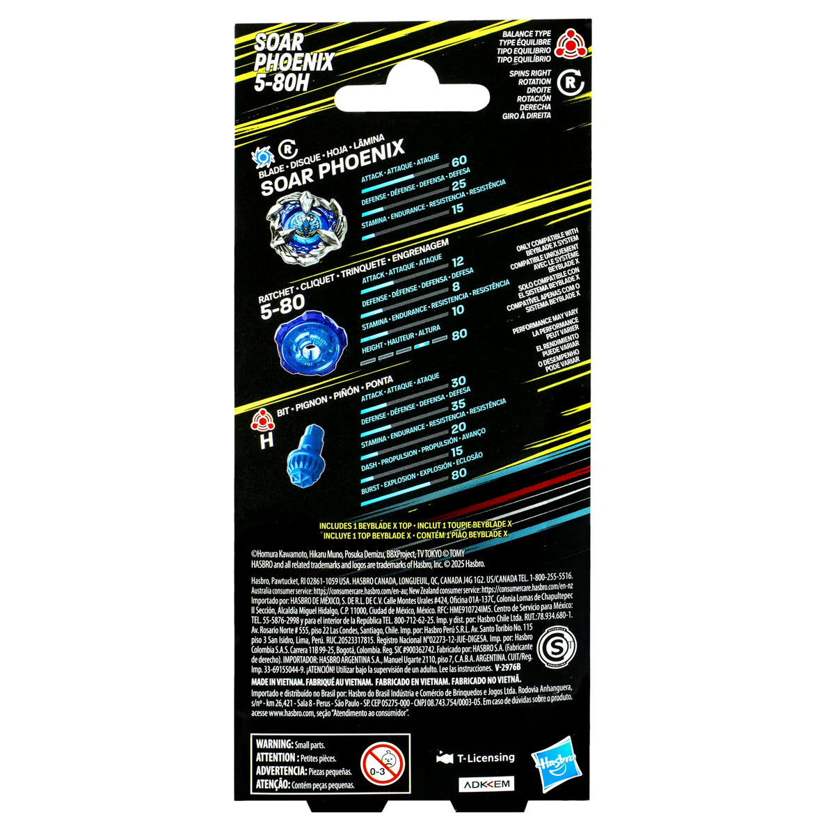 Beyblade X Soar Phoenix Booster Pack Set