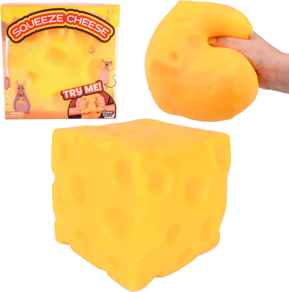 Giant Squeeze Cheese Puka