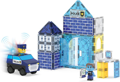 Magna-Tiles Police Station