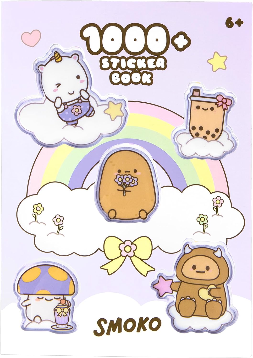 SMOKO 1000+ Sticker Book Fashion Angels