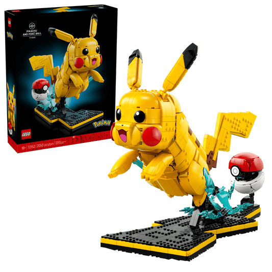 LEGO Pikachu and Pokeball