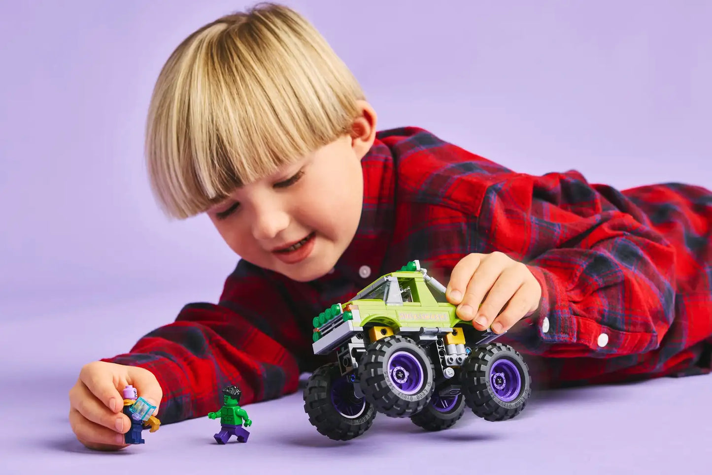 The Hulk Truck vs. Thanos LEGO