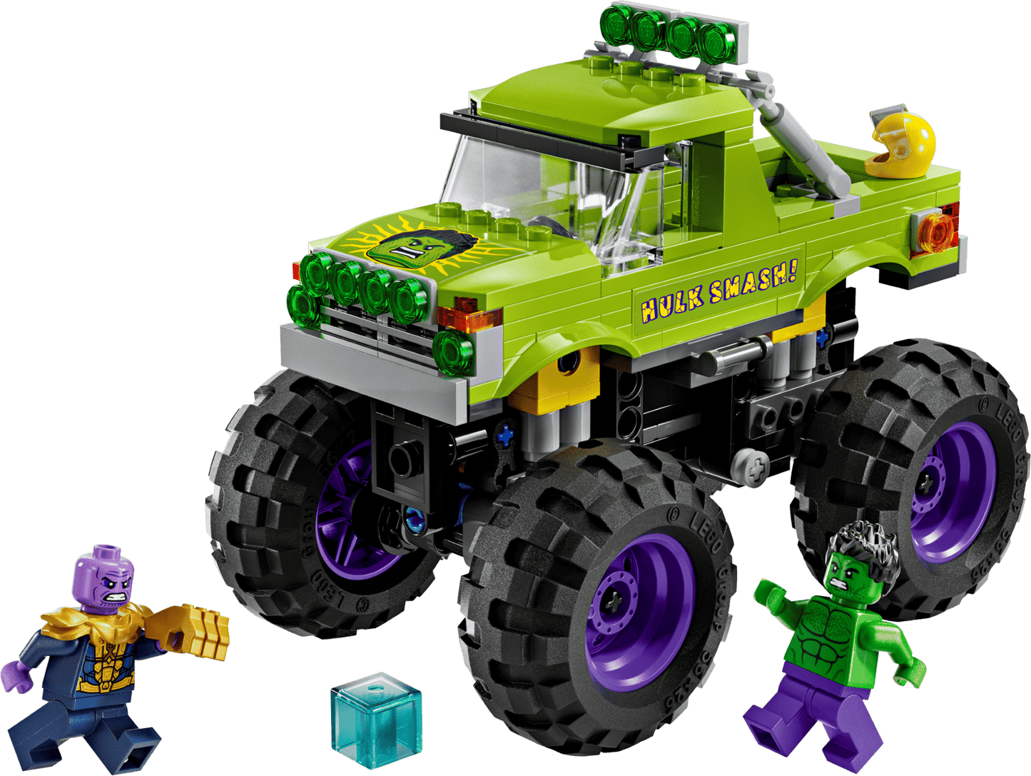 The Hulk Truck vs. Thanos LEGO