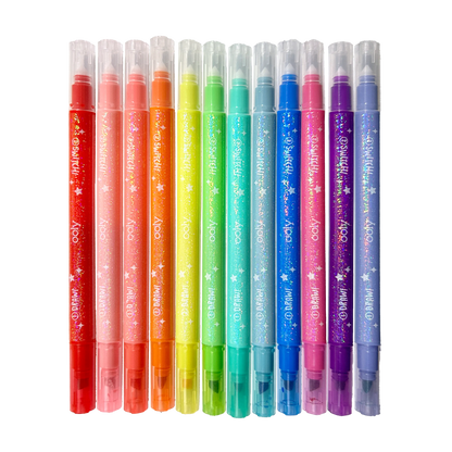 Switch-eroo!: Sparkle Glittery Color-Changing Markers (Set o