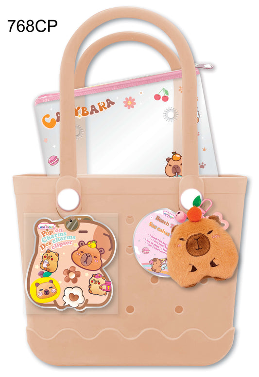 Capybara Beach Tote